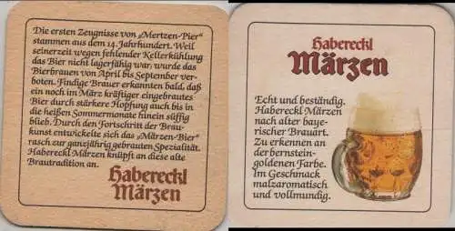 Bierdeckel quadratisch - Habereckl