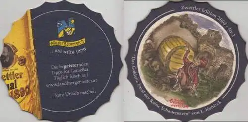 Bierdeckel Sonderform - Zwettler