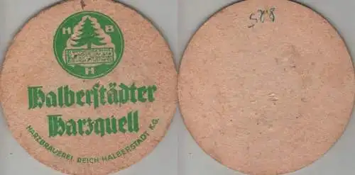 Bierdeckel rund - Halberstädter