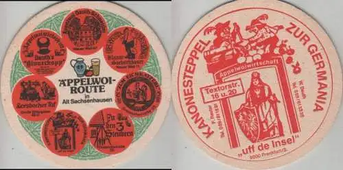 Bierdeckel rund - Äppelwoi