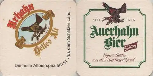 Bierdeckel quadratisch - Auerhahn