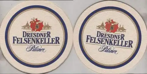 Bierdeckel rund - Dresdner Felsenkeller