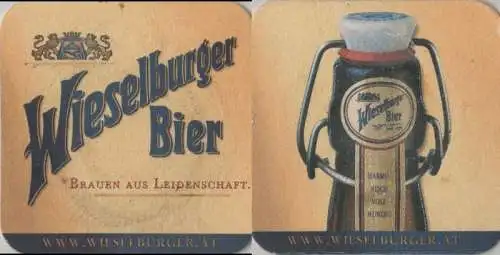 Bierdeckel quadratisch - Wieselburger