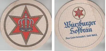 Bierdeckel rund - Würzburger Hofbräu