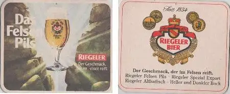 Bierdeckel rechteckig - Riegeler - Felsen-Pils