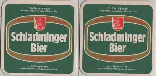 Bierdeckel quadratisch - Schladminger