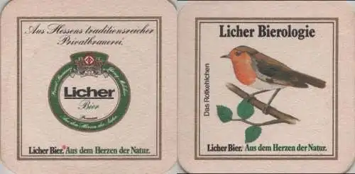 Bierdeckel quadratisch - Licher