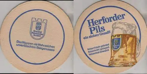 Bierdeckel rund - Herforder