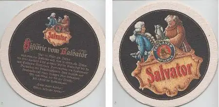 Bierdeckel rund - Paulaner - Salvator