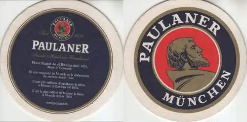 Bierdeckel rund - Paulaner