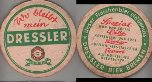 Bierdeckel rund - Dressler