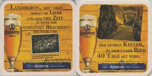 Bierdeckel quadratisch - Landskron