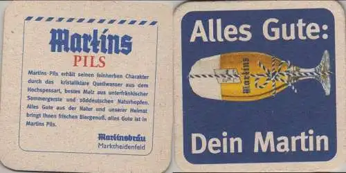 Bierdeckel quadratisch - Martins