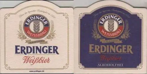 Bierdeckel Sonderform - Erdinger