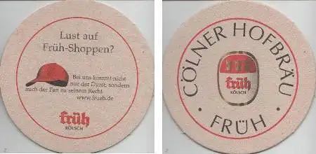 Bierdeckel rund - Früh-Shoppen Cöln