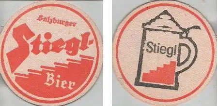 Bierdeckel rund - Salzburger Stiegl Bier