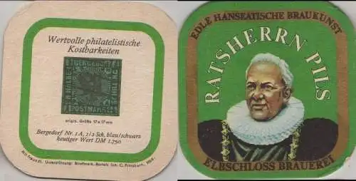 Bierdeckel quadratisch - Ratsherrn