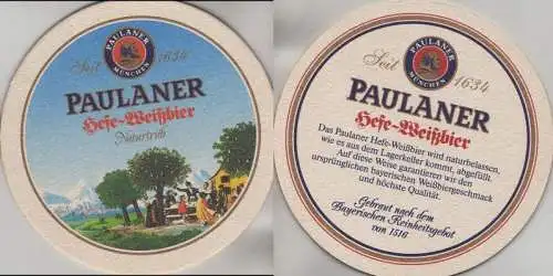 Bierdeckel rund - Paulaner