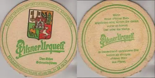 Bierdeckel rund - Pilsner Urquell