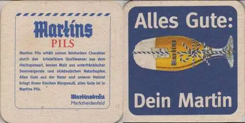 Bierdeckel quadratisch - Martins