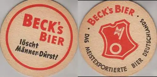 Bierdeckel rund - Becks