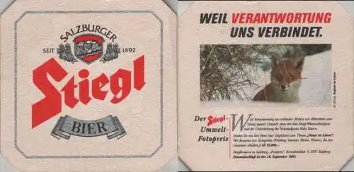 Bierdeckel quadratisch - Stiegl