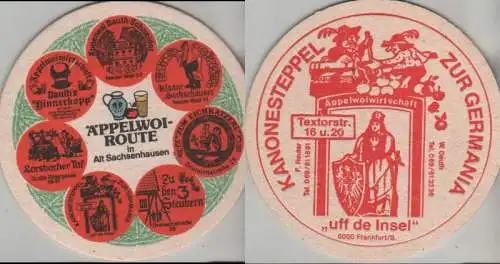 Bierdeckel rund - Äppelwoi