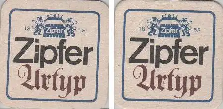 Bierdeckel quadratisch - Zipfer - Urtyp