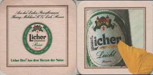 Bierdeckel quadratisch - Licher