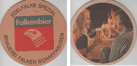 Bierdeckel rund - Falken - Edelfalke - Nadelloch