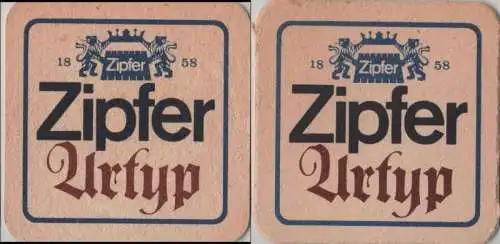 Bierdeckel quadratisch - Zipfer