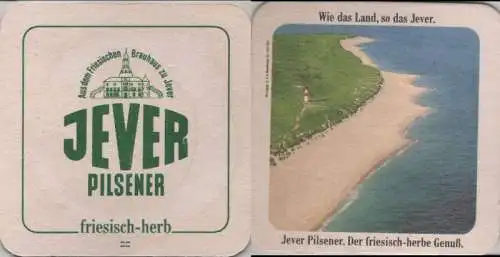 Bierdeckel quadratisch - Jever