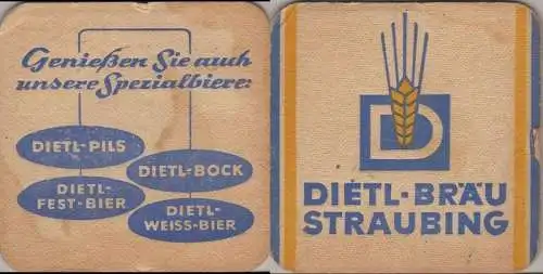 Bierdeckel quadratisch - Dietl