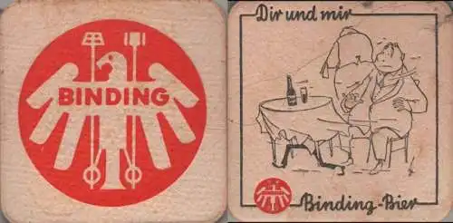 Bierdeckel quadratisch - Binding