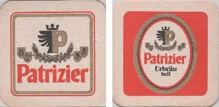 Bierdeckel quadratisch - Patrizier hell Urbräu