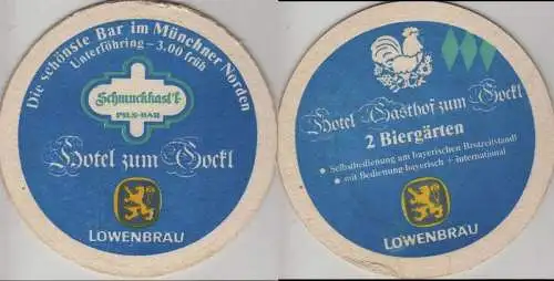 Bierdeckel rund - Löwenbräu - Hotel Gockl