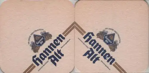 Bierdeckel quadratisch - Hannen