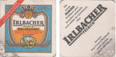 Bierdeckel quadratisch - Irlbacher Export Hefeweizen