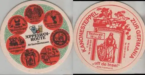 Bierdeckel rund - Äppelwoi