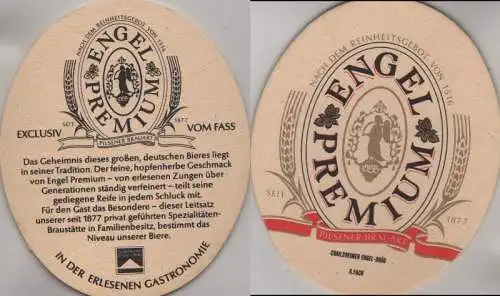 Bierdeckel oval - Engel