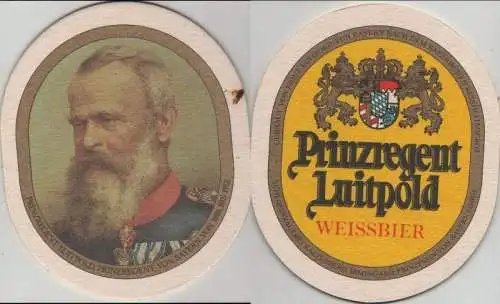 Bierdeckel oval - Prinzregent Luitpold