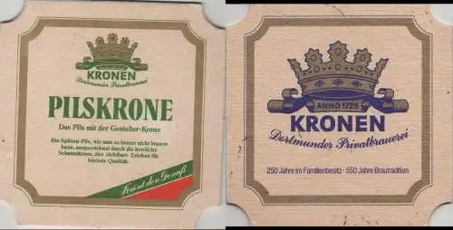 Bierdeckel quadratisch - Kronen