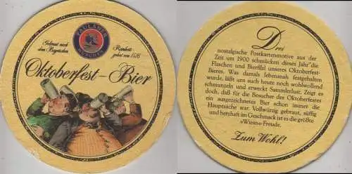 Bierdeckel rund - Paulaner Oktoberfest-Bier