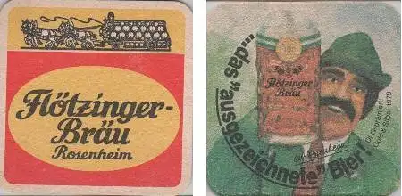 Bierdeckel quadratisch - Flötzinger Bräu