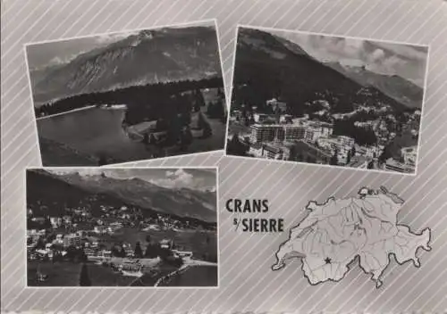 Schweiz - Schweiz - Crans-sur-Sierre - En avion - 1963