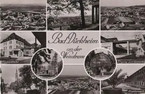 Bad Dürkheim - 10 Teilbilder - ca. 1960