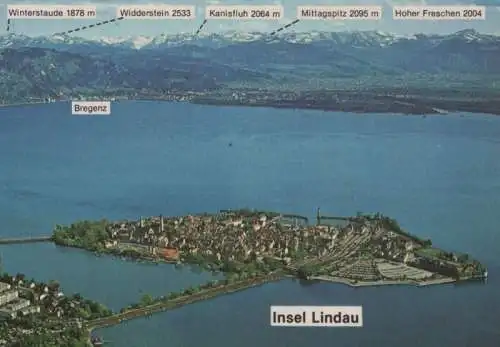 Lindau - Luftbild - ca. 1985