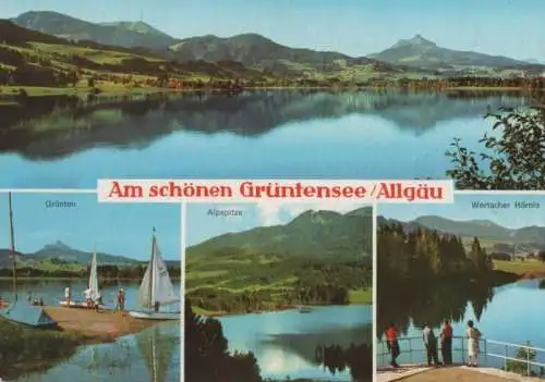 Grüntensee - 4 Teilbilder - ca. 1975