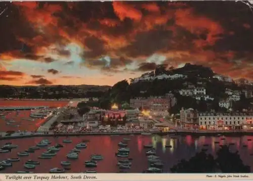 Großbritannien - Großbritannien - Torquay - Twilight over Harbour - 1978