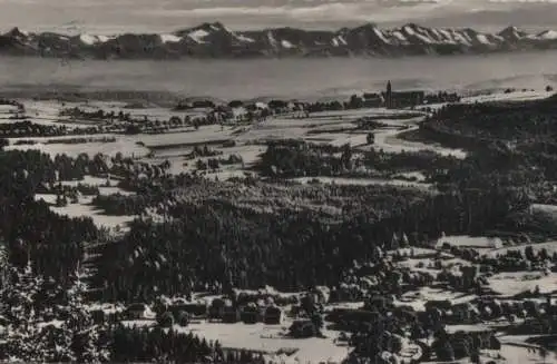 Höchenschwand - mit Schweizer Alpenkette - 1968